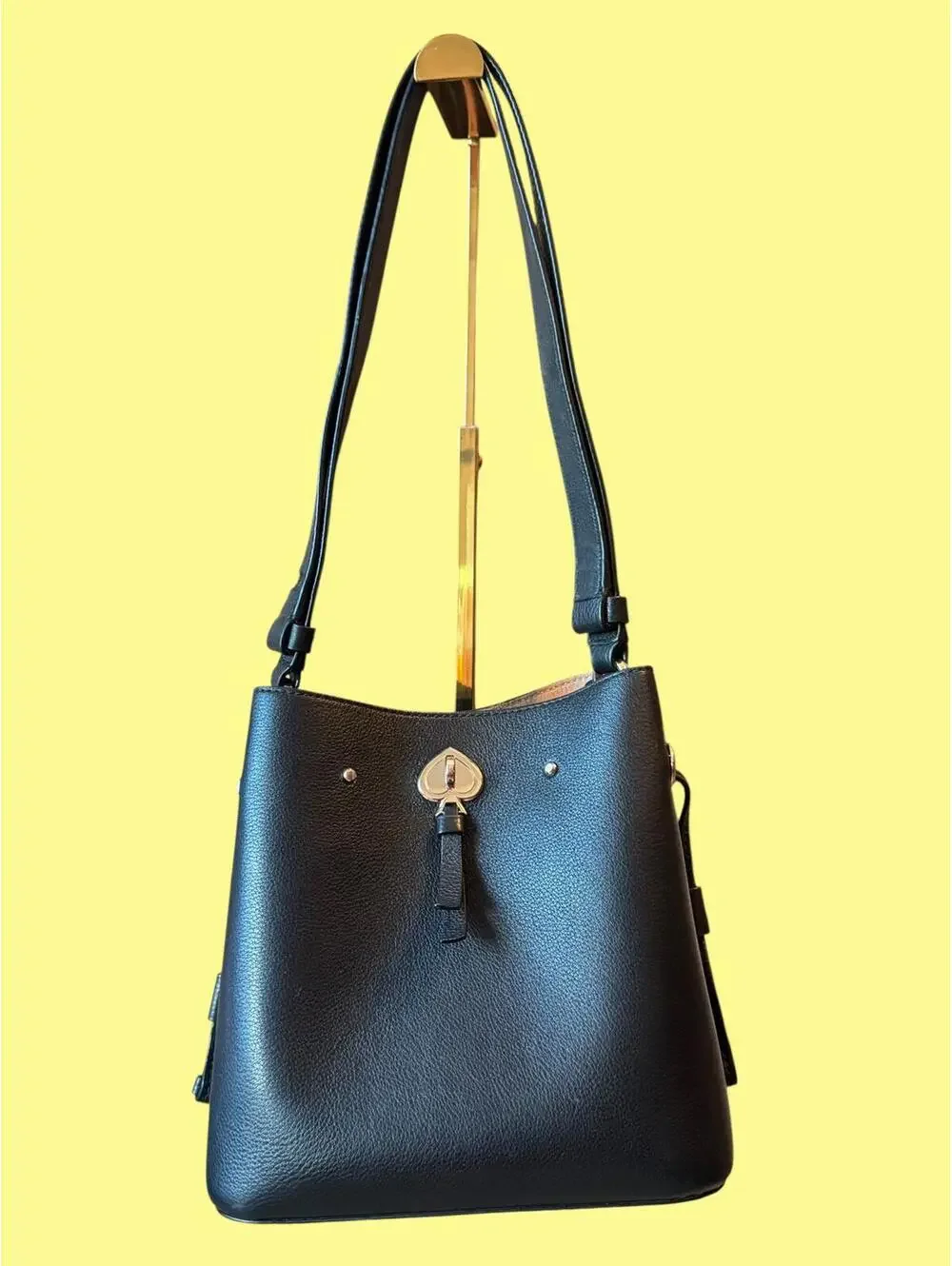 Kate Spade New York Black Leather Shoulder Bag